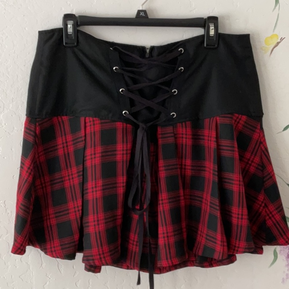 Hot Topic Front Corset Mini Shirt Size 1